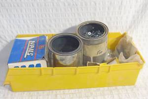 lot 9 image: Organizer Bin of TacBrad Nails and Self Tapping Metal Screws