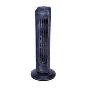 lot 17 image: Hampton Bay 28 in. 3 Speed Oscillating Tower Fan in Black