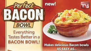 lot 73 image: Perfect Bacon Bowl Dishwasher Safe 2 Bowls
