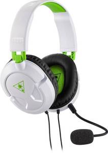 lot 124 image: Two Turtle Beach - EAR FORCE Recon 50X Over-the-Ear Wired Gaming Headset for Xbox One, PS4, PC and Xbox Series X - WhiteGreen