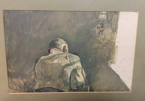 lot 74 image: Framed Art Spring Sun by Andrew Wyeth