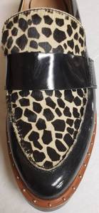 lot 53 image: Giraffe Print Loafers Made By Halogen