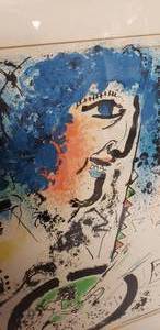 lot 4 image: Art - Frontispiece Original Colored Lithograph by Marc Chagall