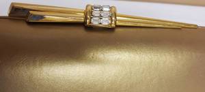 lot 98 image: Gold Clutch with Crystals & Gold by Rodo