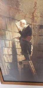 lot 133 image: Art Print  Spitzweg Karl  The Bookworm Print