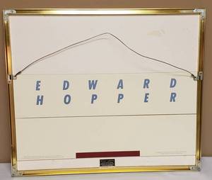 lot 134 image: Art  Framed Print Automat 1927 Edward Hopper