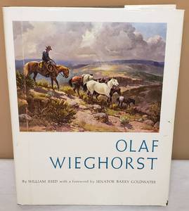 lot 149 image: Olaf Wieghorst by William Reed Forward by Senator Barry Goldwater-Signed
