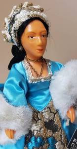 lot 177 image: Vintage Anne Boleyn Doll