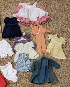 lot 176 image: Assorted Doll Vintage Clothes
