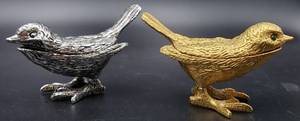 lot 212 image: Florenza Bird Saccharin Holders