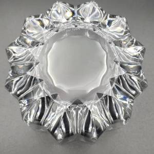 lot 241 image: Orrefors Crystal Flower Bowl CandyNut Bowl-Signed