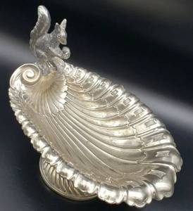 lot 255 image: Antique Fine Quality Silver Plate (EPNS) Squirrel Nut Bowl