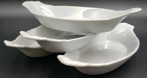 lot 270 image: Apilco Oval Au Gratin Dish - FOUR