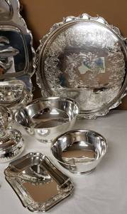 lot 183 image: Spectacular Collection of Vintage Silver Plate