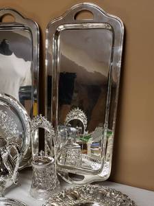 lot 222 image: Spectacular Collection of Vintage Silver Plate