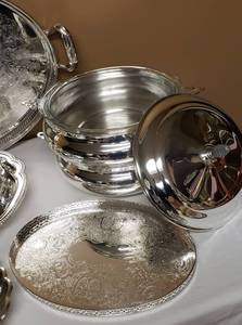 lot 320 image: Spectacular Collection of Vintage Silver Plate