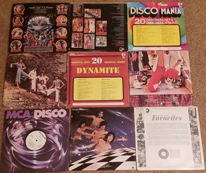 lot 61A image: Records - The Good Old 70s - Lot of 9