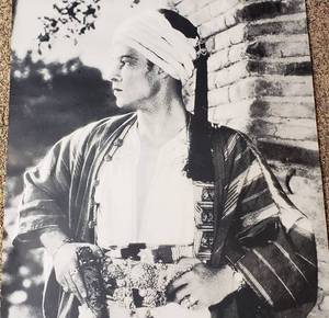 lot 315A image: Rudolph Valentino Son of the Sheik Life Size Poster