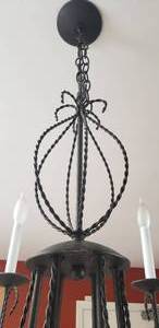 lot 97A image: Chandelier - Six Light