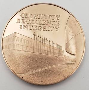 lot 344 image: Franklin Mint 10th Anniversary Medallion (1964-1974)