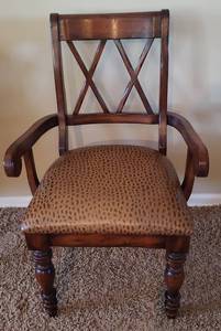 lot 276 image: A Pair of Fabulous Chairs with Animal Print Seat