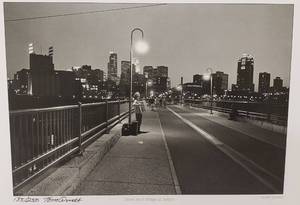 lot 91A image: Limited Edition - Tom Arnat Stone Arch Bridge at Twilight 2007 Photograph Print - Signed and Numbered