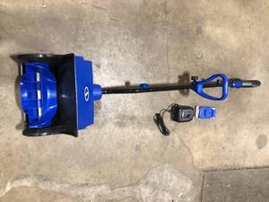 Snow Joe 13 in. 24-Volt Cordless Snow Shovel Kit with 4.0 Ah Battery and Charger  Customer Returns See Pictures