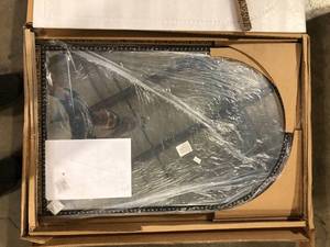 Home Decorators Collection Medium Arched Dark Bronze Antiqued Classic Accent Mirror (35 in. H x 24 in. W)  Customer Returns See Pictures
