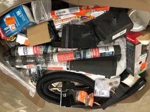 Gaylord of Assorted Tools and Hardware Various Models and Conditions Customer Returns See Pictures
