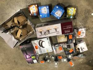 Lot of Assorted Lighting Various Models and Conditions  Customer Returns See Pictures