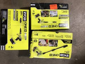 Lot of Assorted Ryobi Power Cleaners Various Sizes and Conditions   Customer Returns See Pictures
