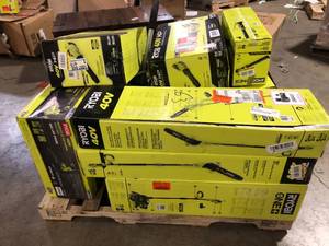 Pallet of Assorted Lawn Care Items Various Models and Conditions  Customer Returns See Pictures