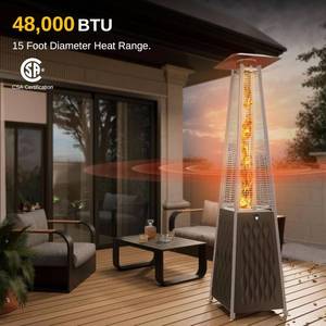 lot 2 image: East Oak Pyramid Patio Heater