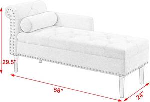 lot 12 image: Tefune Chaise Lounge Chair