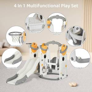 lot 19 image: Duke Baby 4-in-1 Slide Swing Set