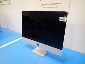lot 7 image: Apple&nbspiMac13,1 A1418 MD093LLA AIO PC &nbspINTEL(R) CORE(TM) I5-3330S CPU  2.70GHZ  8GB DDR3 SDRAM  1TB HDD  Includes IOS and power cable &nbspsmall cracks, large black wearsmudges in screen
