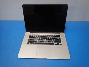 lot 78 image: Apple&nbspMacBookPro11,4 A1398 MJLQ2LLA Laptop &nbspINTEL(R) CORE(TM) I7-4770HQ CPU  2.20GHZ  16GB DDR3 SDRAM  251GB SSD  15.4 screen with 2880 x 1800 Resolution  Includes IOS and charger  Anti-Glare Film Peeling