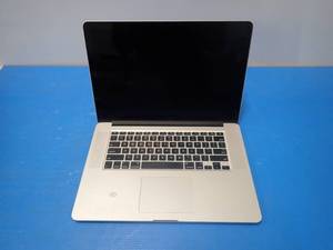lot 79 image: Apple&nbspMacBook Pro A1398 Laptop &nbspINTEL(R) CORE(TM) I7-3740QM CPU  2.70GHZ  16GB DDR3 SDRAM  NO HD  15.4 screen with 2880 x 1800 Resolution  Includes Charger  Anti-Glare Film Peeling
