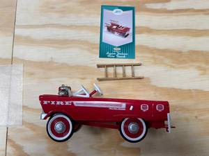 Hallmark Kiddie Car Classics -1962 Murrays Super Deluxe Fire Truck Model Pedal Car