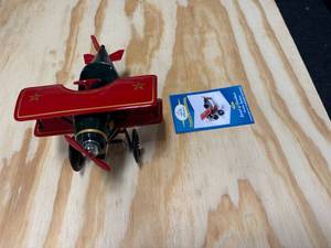 Hallmark Kiddie Car Classics - 1930 Spirit of Christmas Custom BiPlane Model Pedal Car