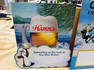 Five Hamms Beer Posters and Tri Stand - Various sizes.
