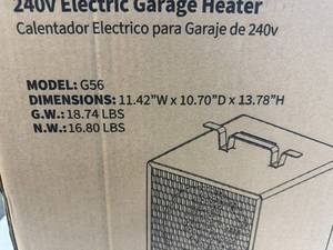 New in box Electric Garage Heater
