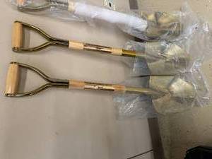 Three New Commemorative Groundbreaking shovels