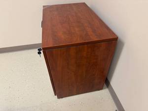 Wooden Horizontal File With Key Lock
