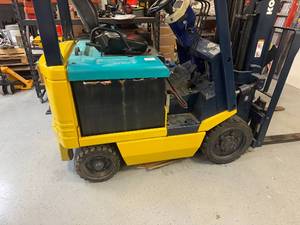 Komatsu Electric Forklift with Charger, 36 Volt
