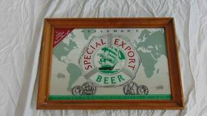 lot 31 image: Special Export Beer Mirror 21 x 15
