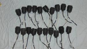 lot 38 image: EATON 145-BOX Wall Plates, Black