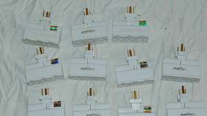 lot 44 image: Cooper Wiring 1192W-SP Swivel Three Outlet Tap (qty 11)