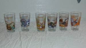 lot 82 image: Mixed Lot of Budweiser Wildlife Beer Glasses (6)