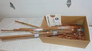 lot 94 image: Mixed Lot of Copper Pipe and Fittings